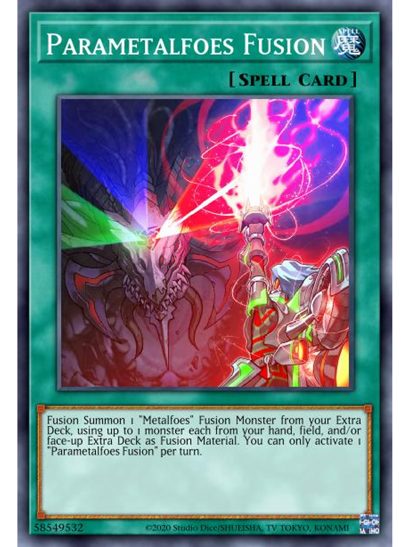 Parametalfoes Fusion - MP22-EN035 - Rare 1st Edition 1