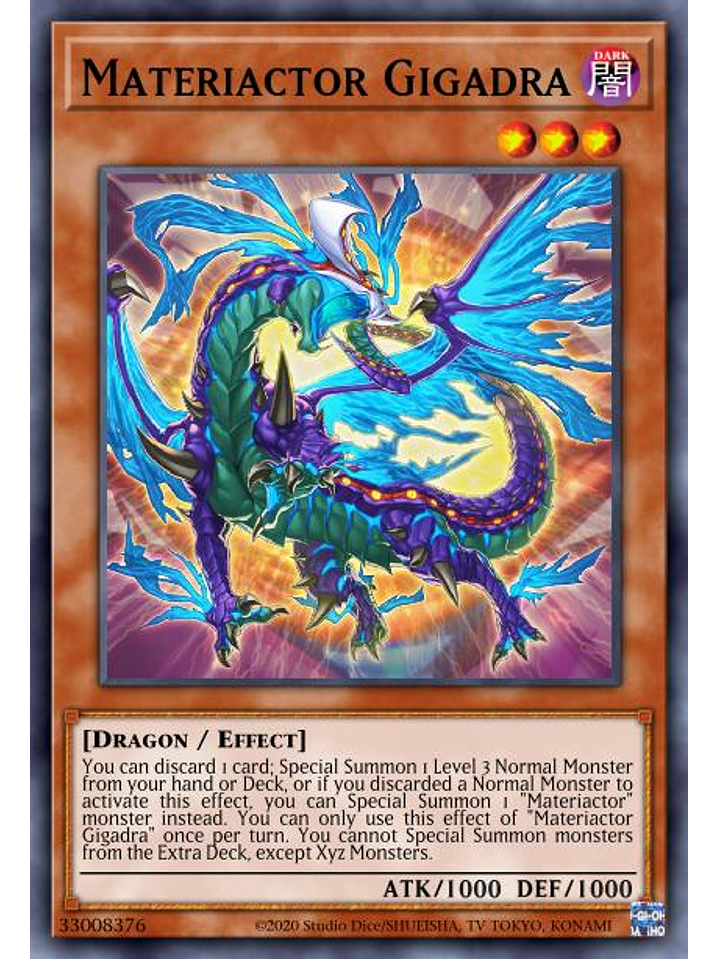 Materiactor Gigadra - MP22-EN045 - Common 1st Edition 1