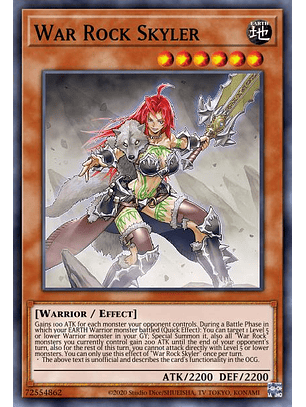 War Rock Skyler - MP22-EN054 - Ultra Rare 1st Edition