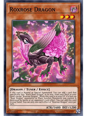 Roxrose Dragon - MP22-EN060 - Prismatic Secret Rare 1st Edition