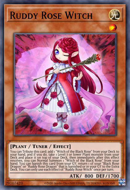 Ruddy Rose Witch - MP22-EN061 - Rare 1st Edition