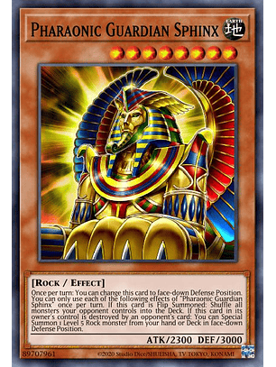 Pharaonic Guardian Sphinx - MP22-EN070 - Ultra Rare 1st Edition