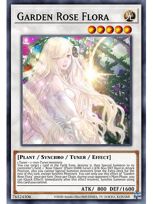 Garden Rose Flora - MP22-EN078 - Rare 1st Edition