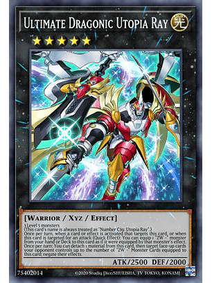 Ultimate Dragonic Utopia Ray - MP22-EN081 - Rare 1st Edition