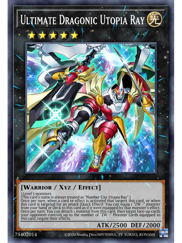 Ultimate Dragonic Utopia Ray - MP22-EN081 - Rare 1st Edition 1