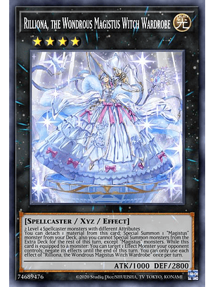 Rilliona, the Wondrous Magistus Witch Wardrobe - MP22-EN083 - Rare 1st Edition