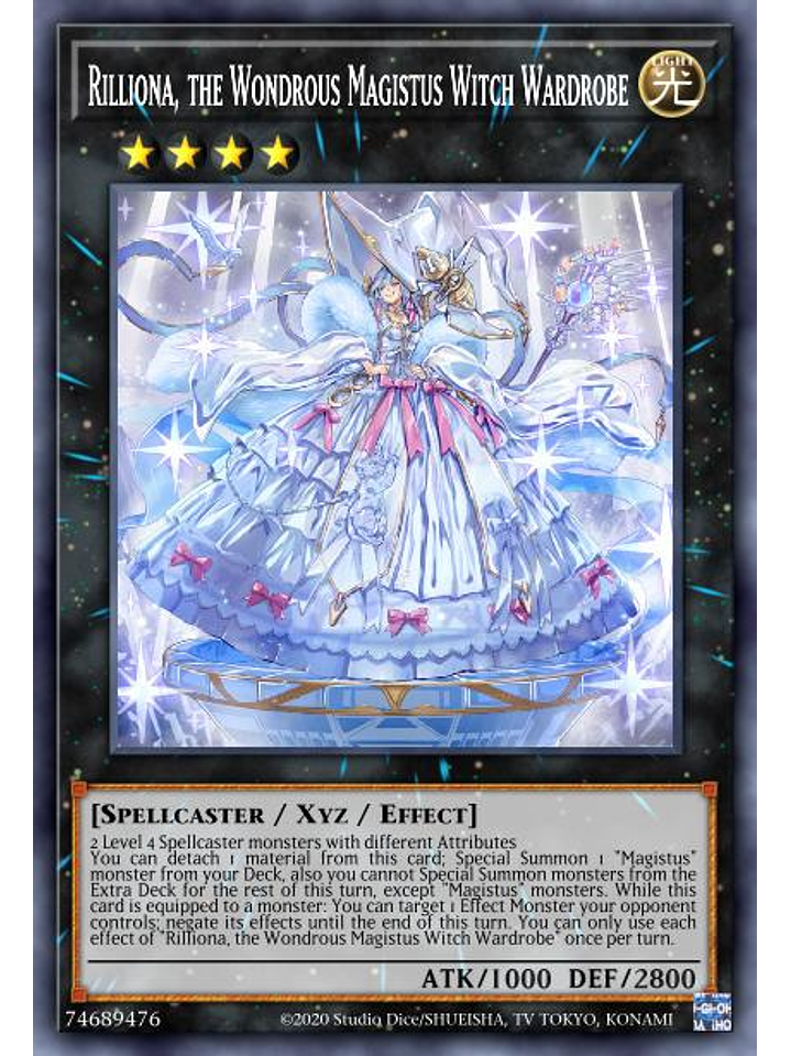 Rilliona, the Wondrous Magistus Witch Wardrobe - MP22-EN083 - Rare 1st Edition 1