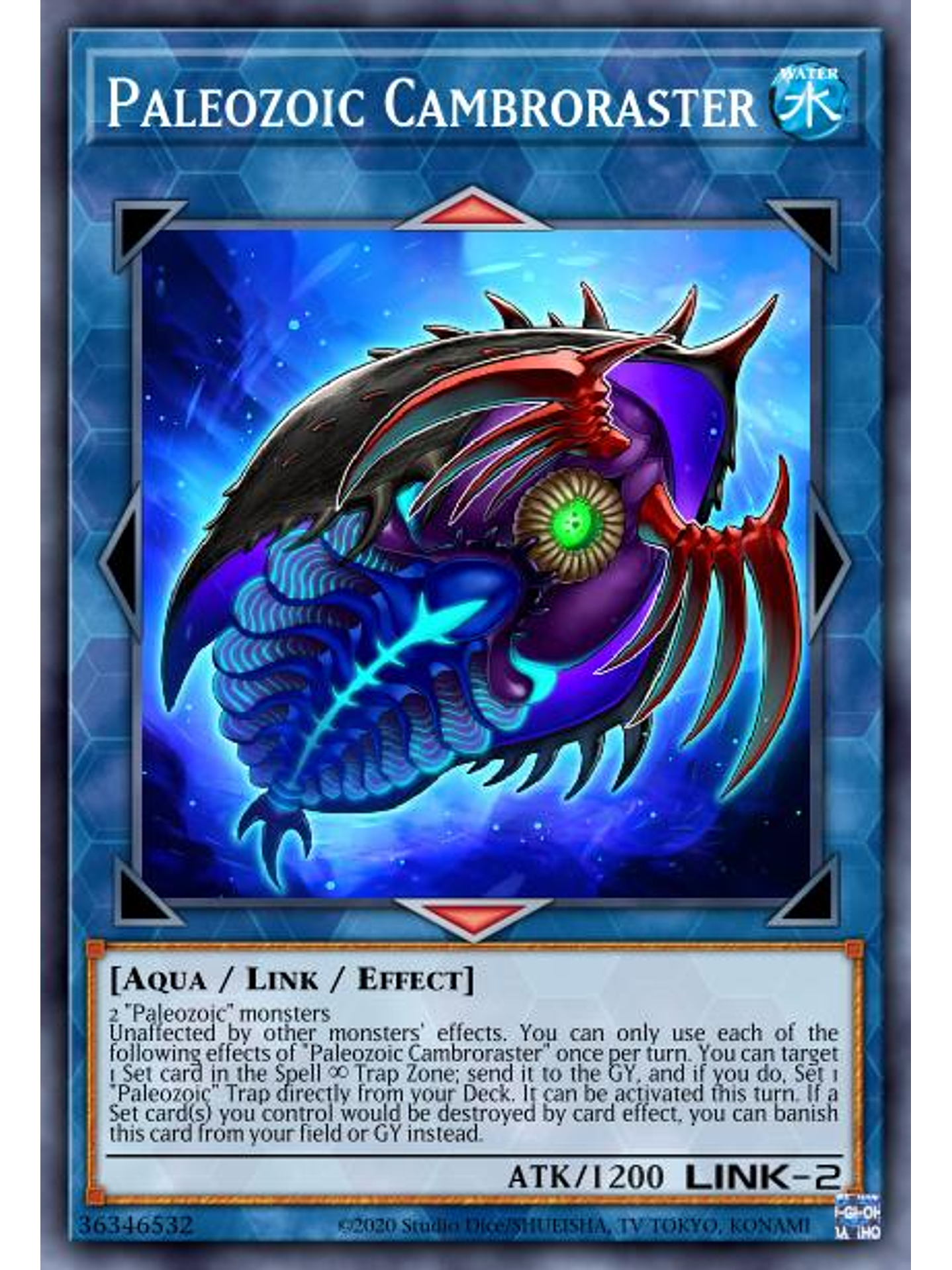 Paleozoic Cambroraster - MP22-EN088 - Super Rare 1st Edition 1