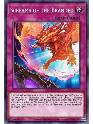 Screams of the Branded - MP22-EN103 - Super Rare 1st Edition