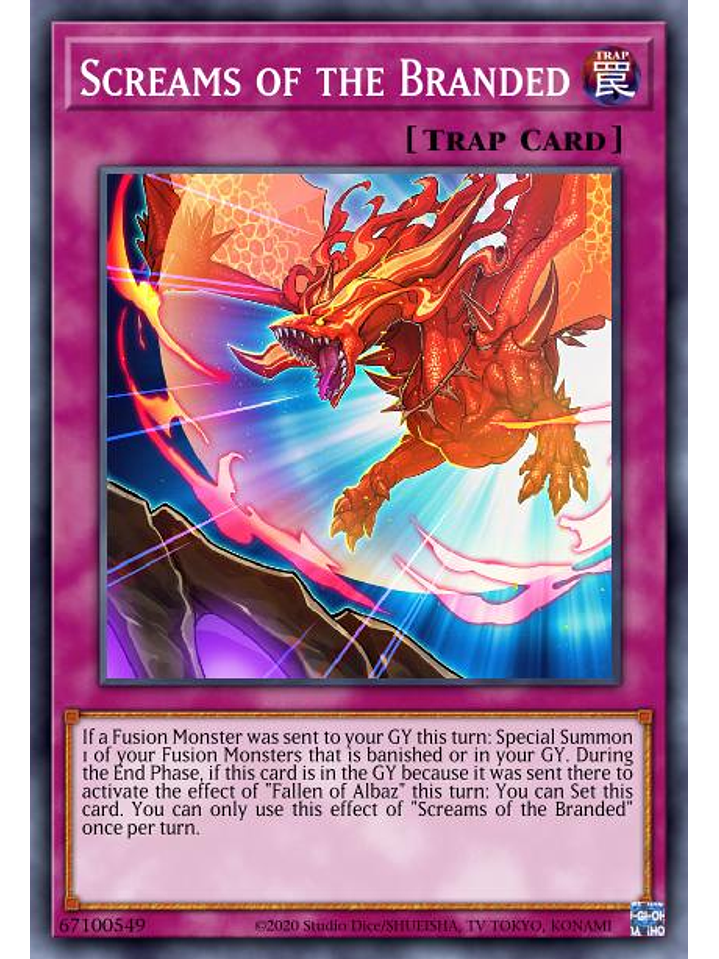 Screams of the Branded - MP22-EN103 - Super Rare 1st Edition 1