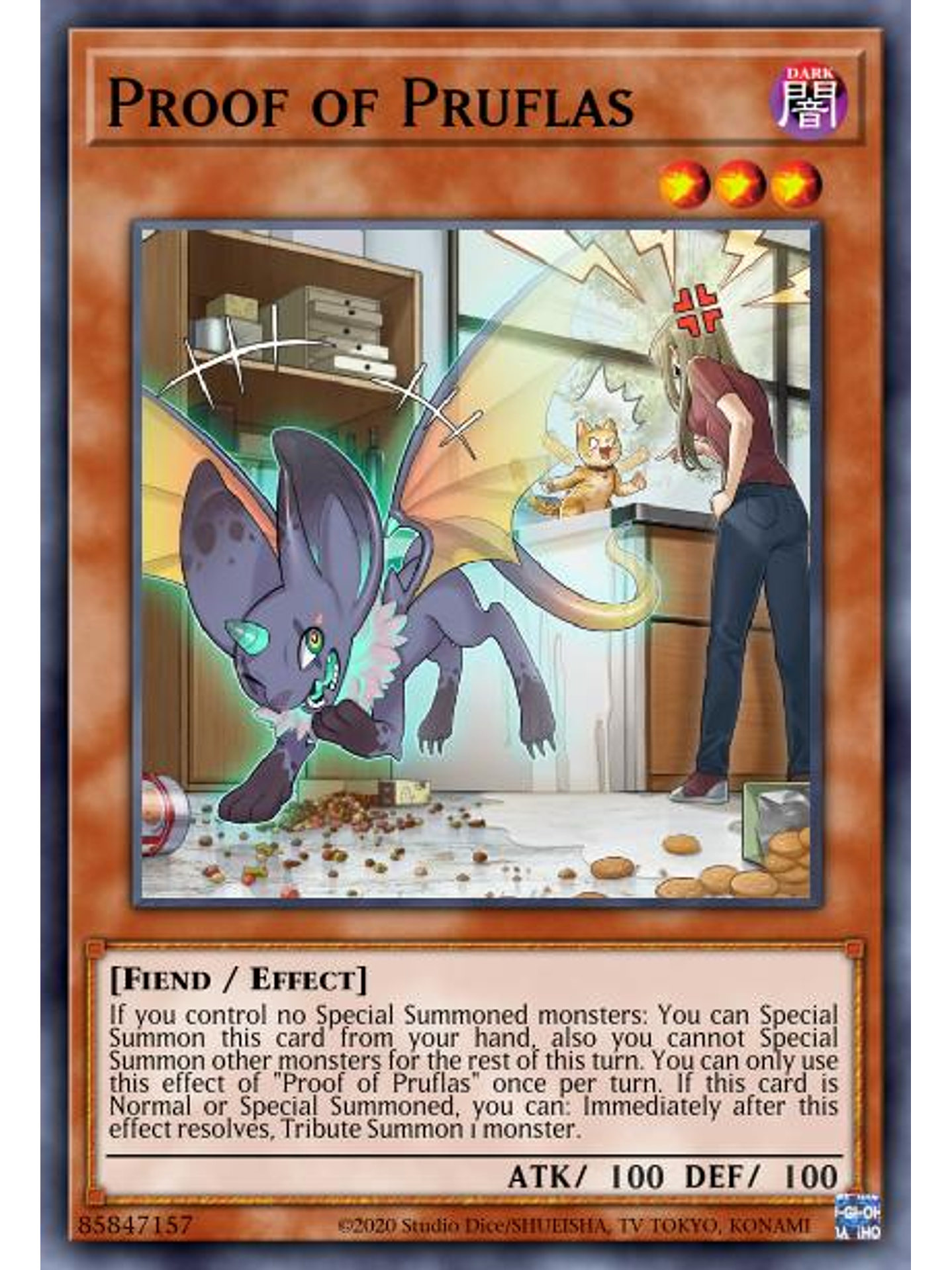 Proof of Pruflas - MP22-EN105 - Rare 1st Edition 1