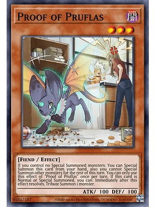 Proof of Pruflas - MP22-EN105 - Rare 1st Edition