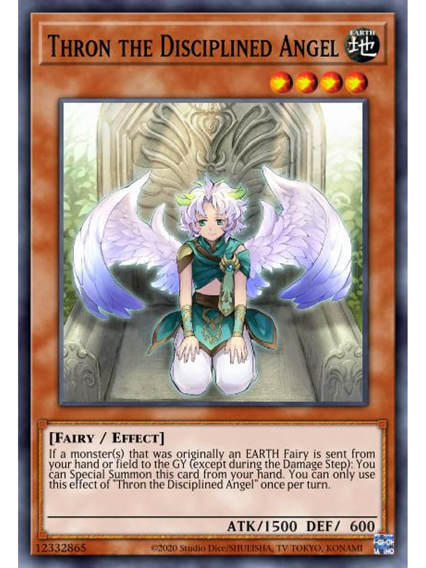 Thron the Disciplined Angel - MP22-EN106 - Rare 1st Edition 1
