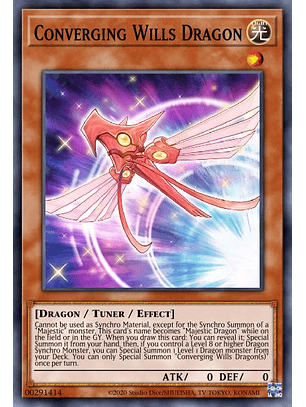 Converging Wills Dragon - MP22-EN118 - Common 1st Edition