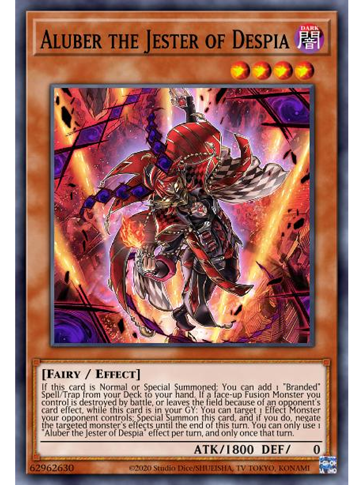 Aluber the Jester of Despia - MP22-EN123 - Prismatic Secret Rare 1st Edition 1