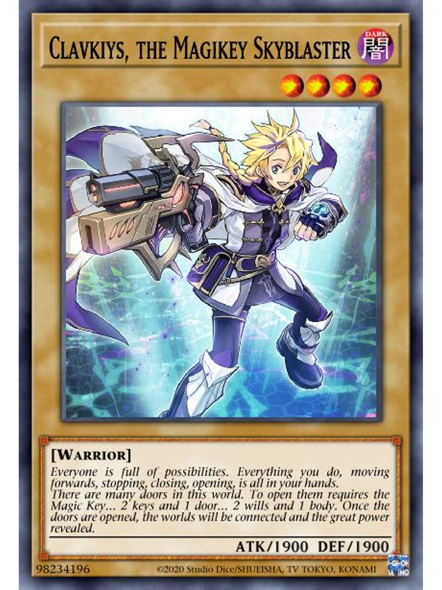 Clavkiys, the Magikey Skyblaster - MP22-EN126 - Rare 1st Edition 1