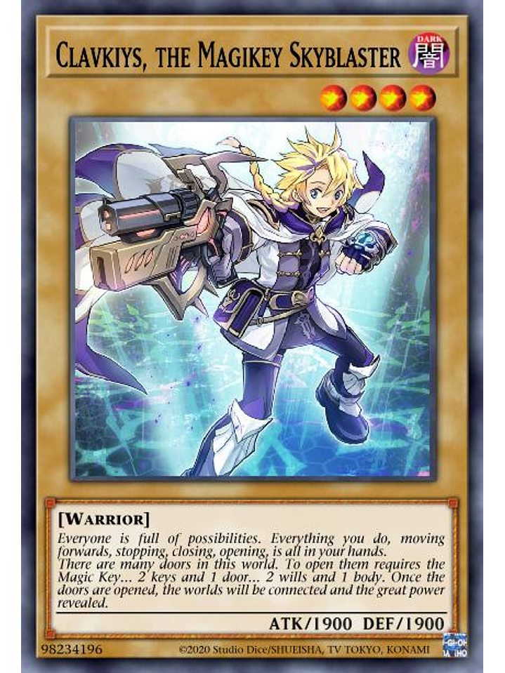 Clavkiys, the Magikey Skyblaster - MP22-EN126 - Rare 1st Edition 1