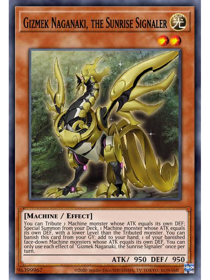 Gizmek Naganaki, the Sunrise Signaler - MP22-EN131 - Common 1st Edition 1