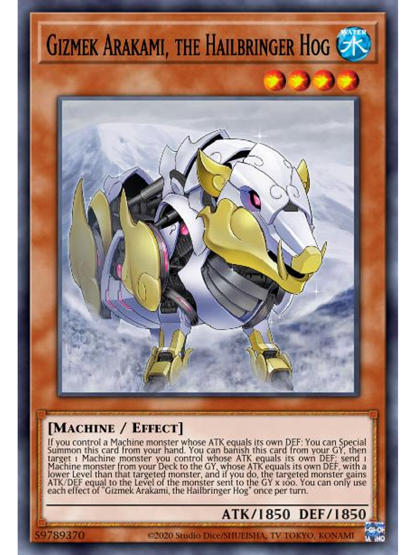 Gizmek Arakami, the Hailbringer Hog - MP22-EN133 - Common 1st Edition 1