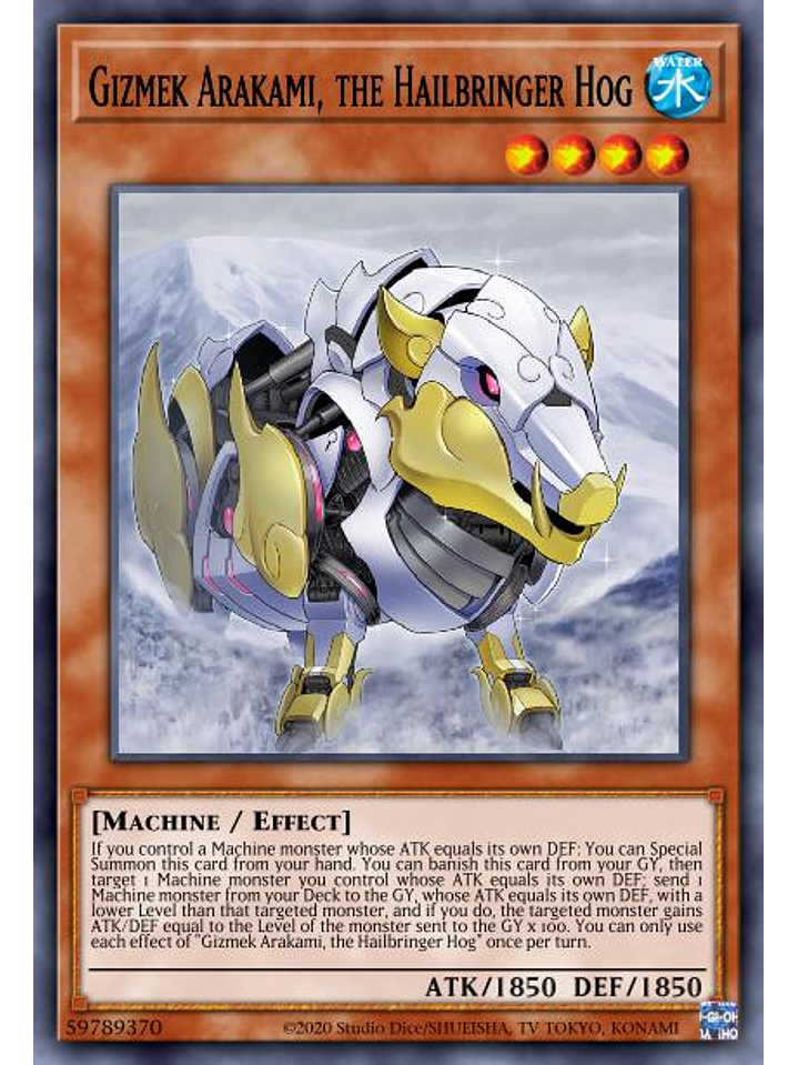 Gizmek Arakami, the Hailbringer Hog - MP22-EN133 - Common 1st Edition 1