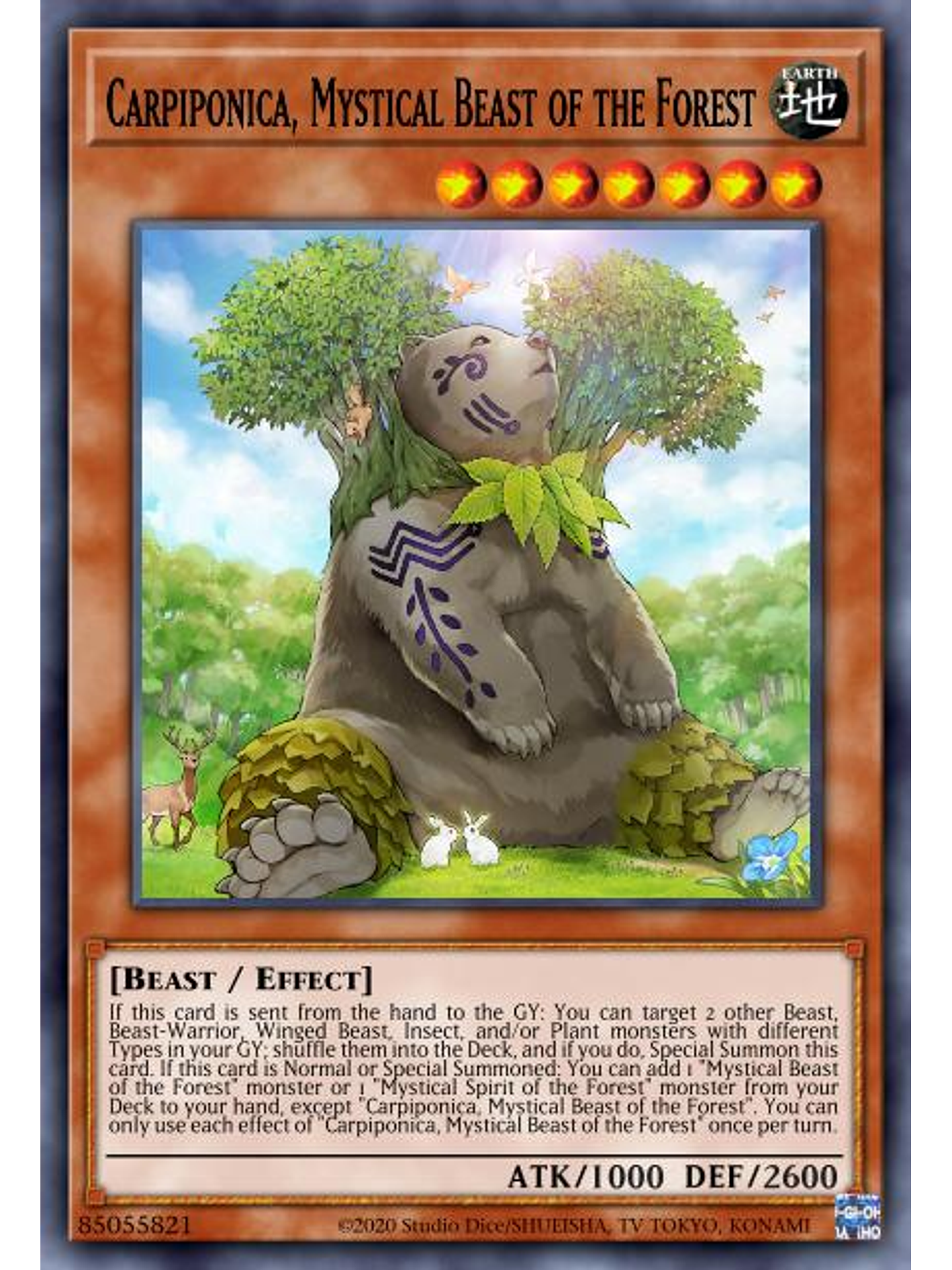 Carpiponica, Mystical Beast of the Forest - MP22-EN134 - Common 1st Edition 1