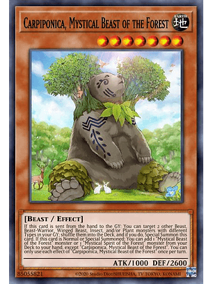 Carpiponica, Mystical Beast of the Forest - MP22-EN134 - Common 1st Edition