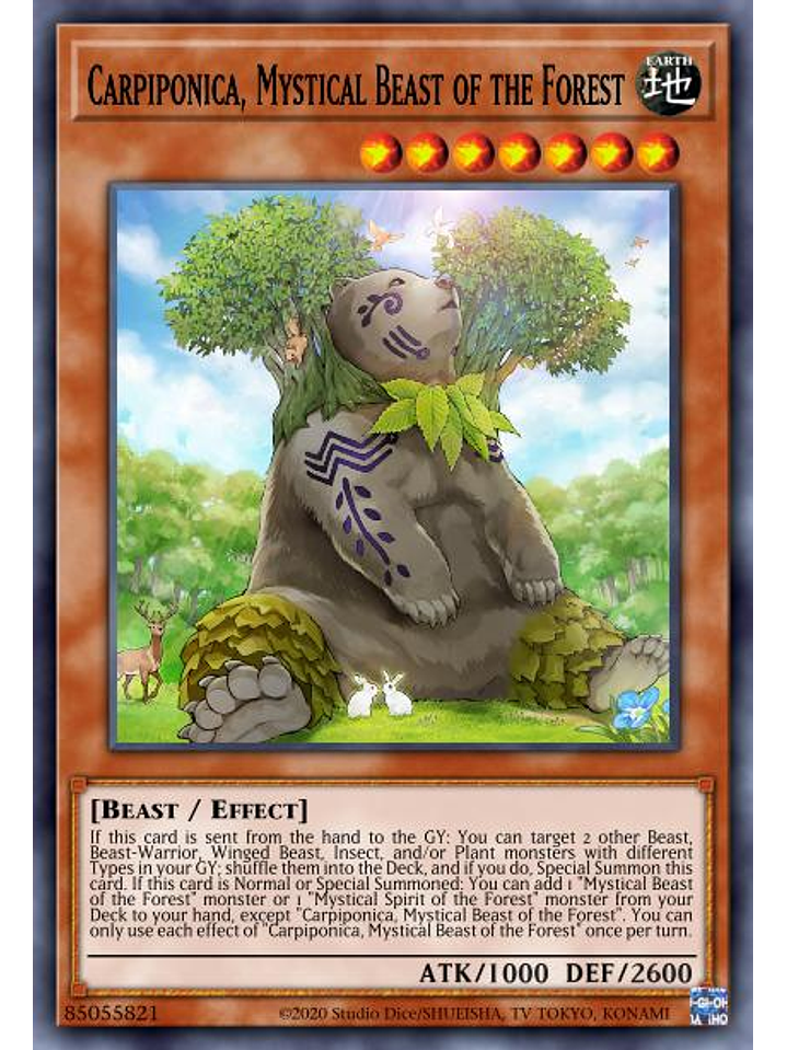 Carpiponica, Mystical Beast of the Forest - MP22-EN134 - Common 1st Edition 1