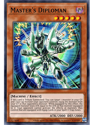 Master's Diploman - MP22-EN136 - Common 1st Edition