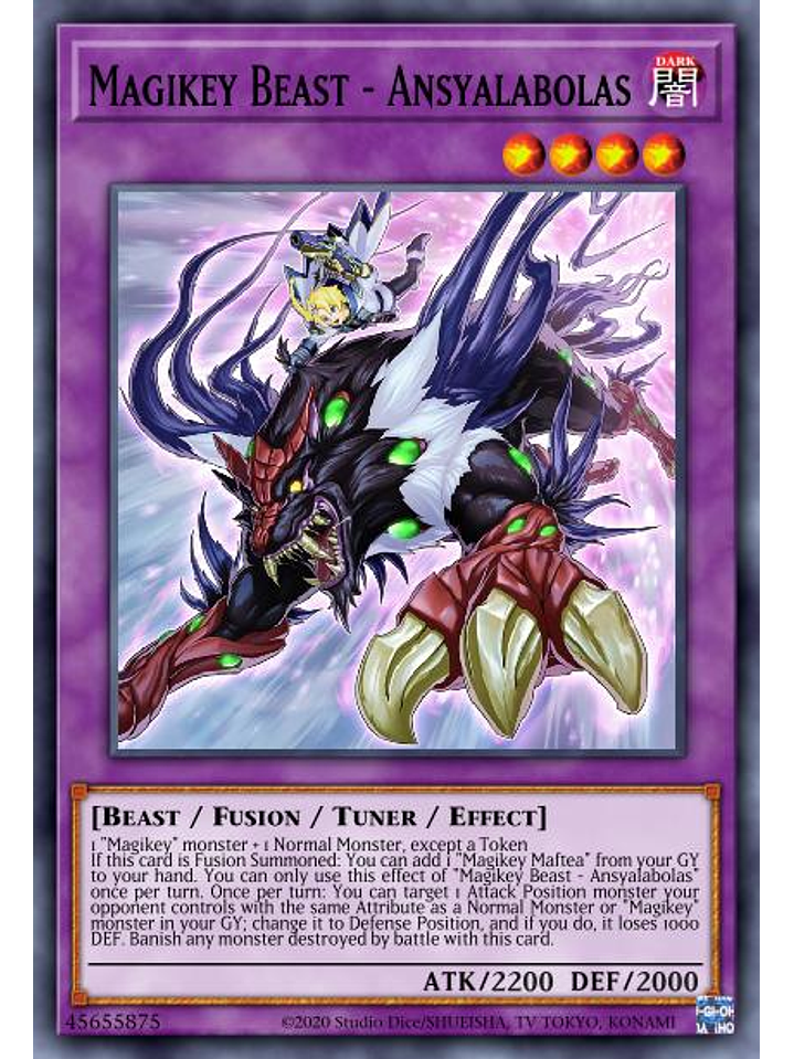 Magikey Beast - Ansyalabolas - MP22-EN143 - Common 1st Edition 1