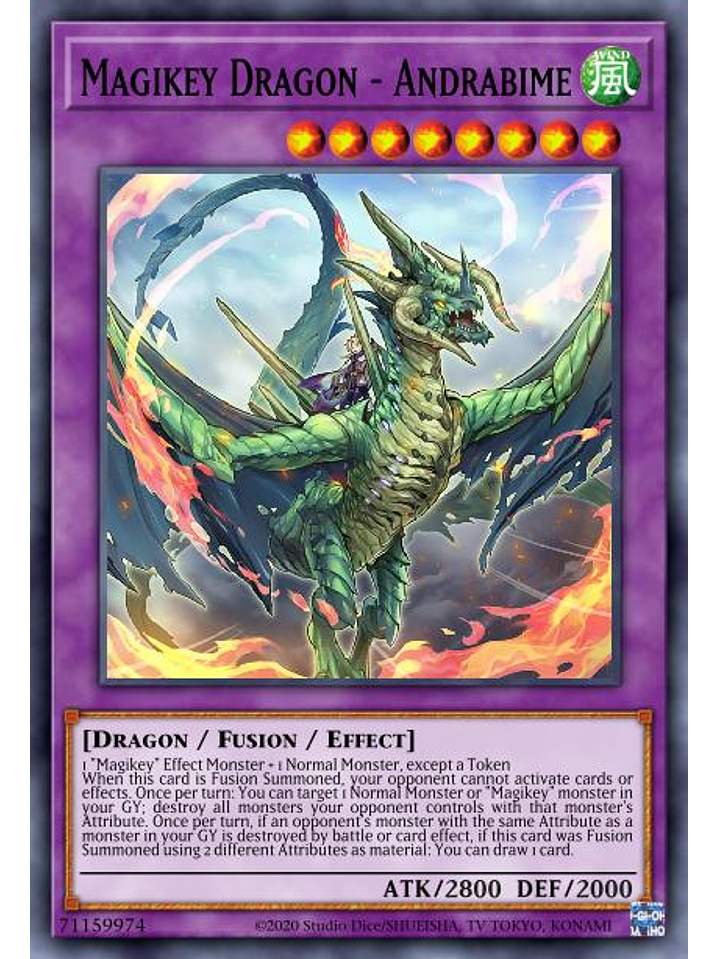 Magikey Dragon - Andrabime - MP22-EN144 - Common 1st Edition 1