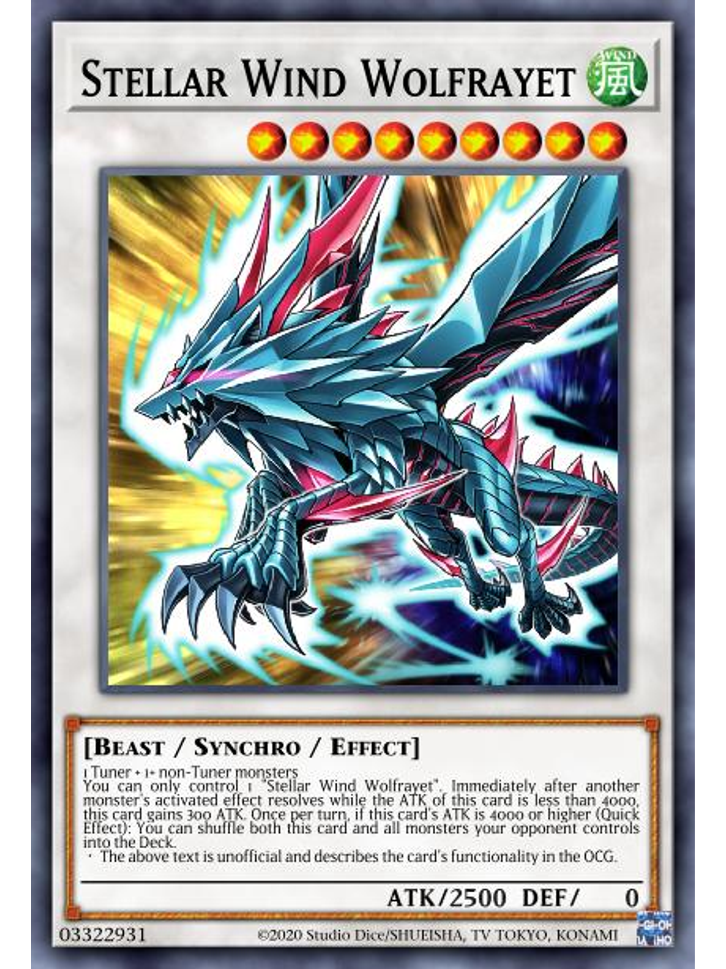 Stellar Wind Wolfrayet - MP22-EN146 - Common 1st Edition 1