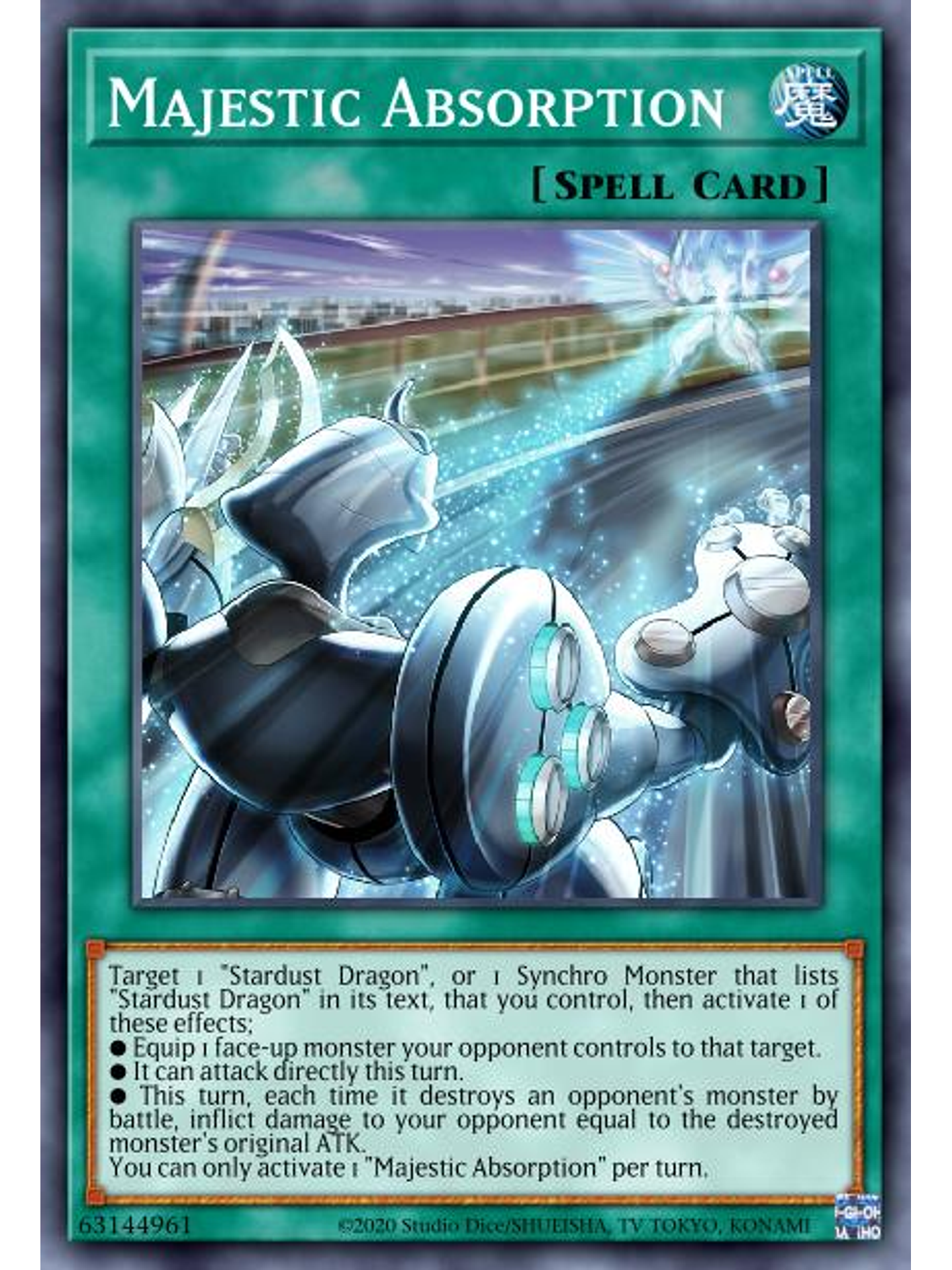 Majestic Absorption - MP22-EN153 - Common 1st Edition 1