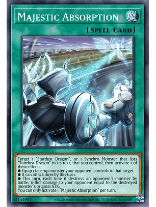 Majestic Absorption - MP22-EN153 - Common 1st Edition