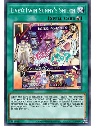 Live☆Twin Sunny's Snitch - MP22-EN161 - Common 1st Edition