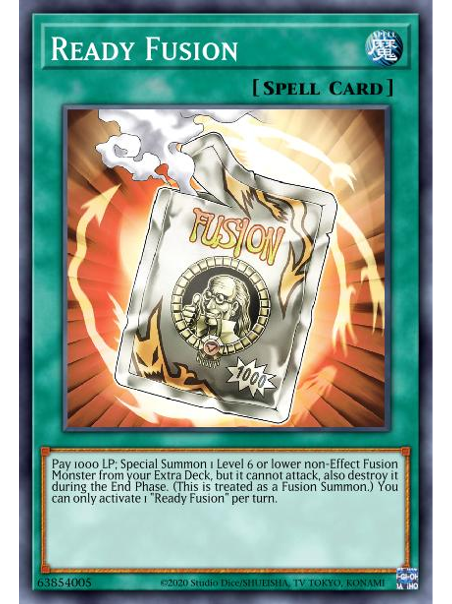 Ready Fusion - MP22-EN163 - Prismatic Secret Rare 1st Edition 1