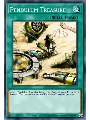 Pendulum Treasure - MP22-EN165 - Rare 1st Edition