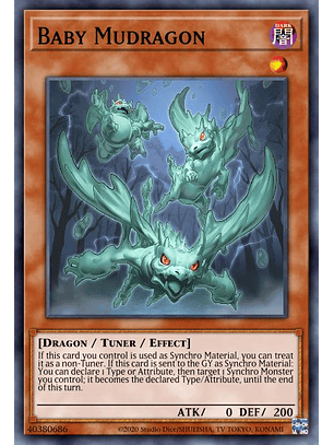 Baby Mudragon - MP22-EN172 - Ultra Rare 1st Edition