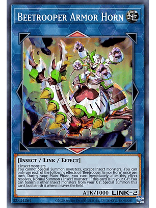 Beetrooper Armor Horn - MP22-EN176 - Common 1st Edition