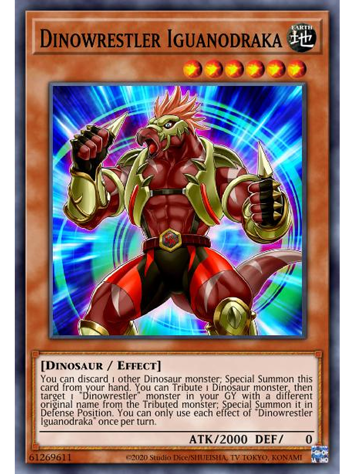 Dinowrestler Iguanodraka - MP22-EN182 - Common 1st Edition 1