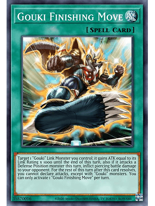 Gouki Finishing Move - MP22-EN185 - Super Rare 1st Edition