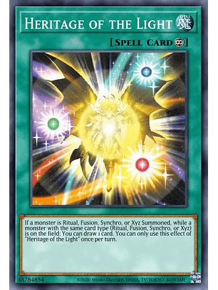 Heritage of the Light - MP22-EN186 - Ultra Rare 1st Edition