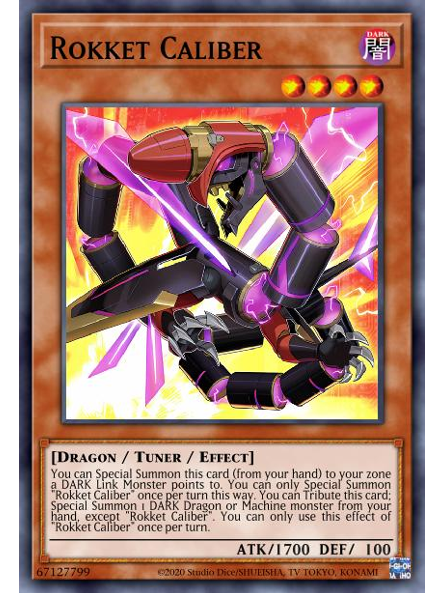 Rokket Caliber - MP22-EN187 - Common 1st Edition 1