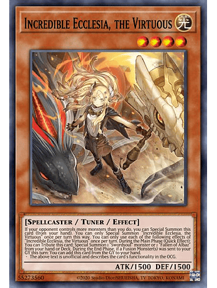 Incredible Ecclesia, the Virtuous - MP22-EN188 - Prismatic Secret Rare 1st Edition