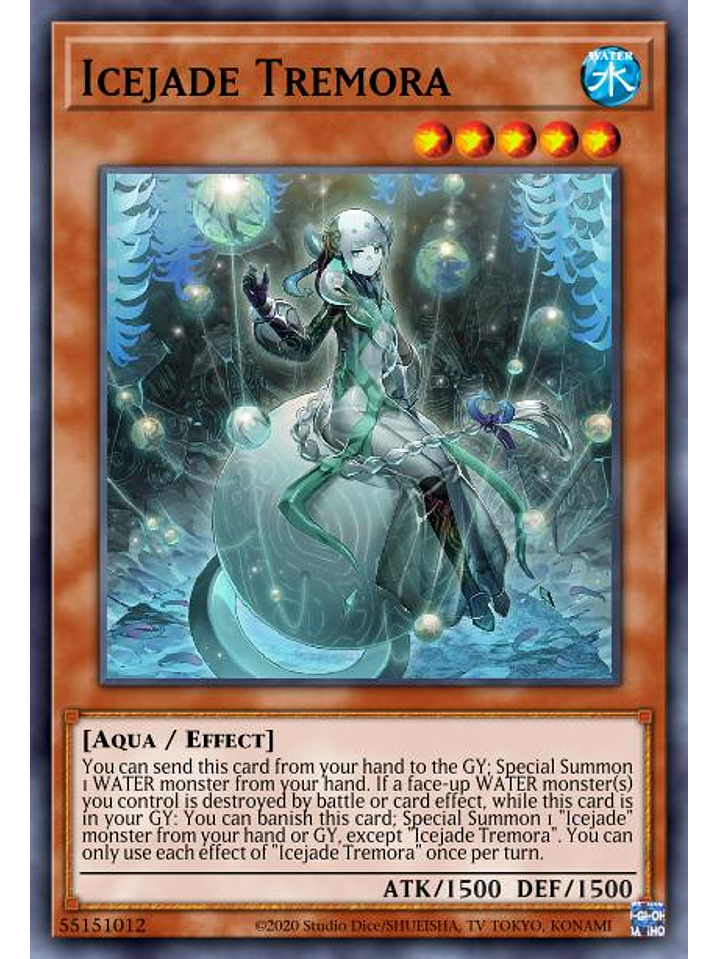 Icejade Tremora - MP22-EN191 - Super Rare 1st Edition 1