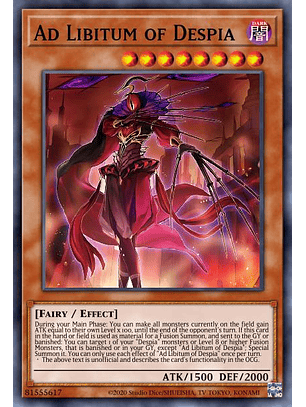 Ad Libitum of Despia - MP22-EN192 - Common 1st Edition