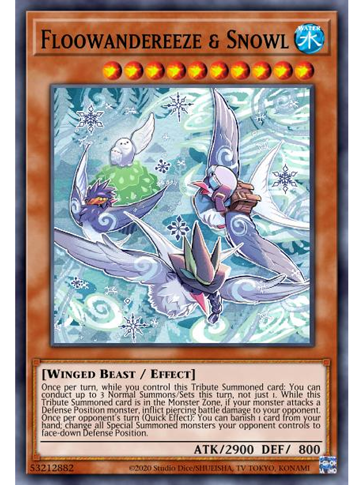 Floowandereeze & Snowl - MP22-EN193 - Rare 1st Edition 1