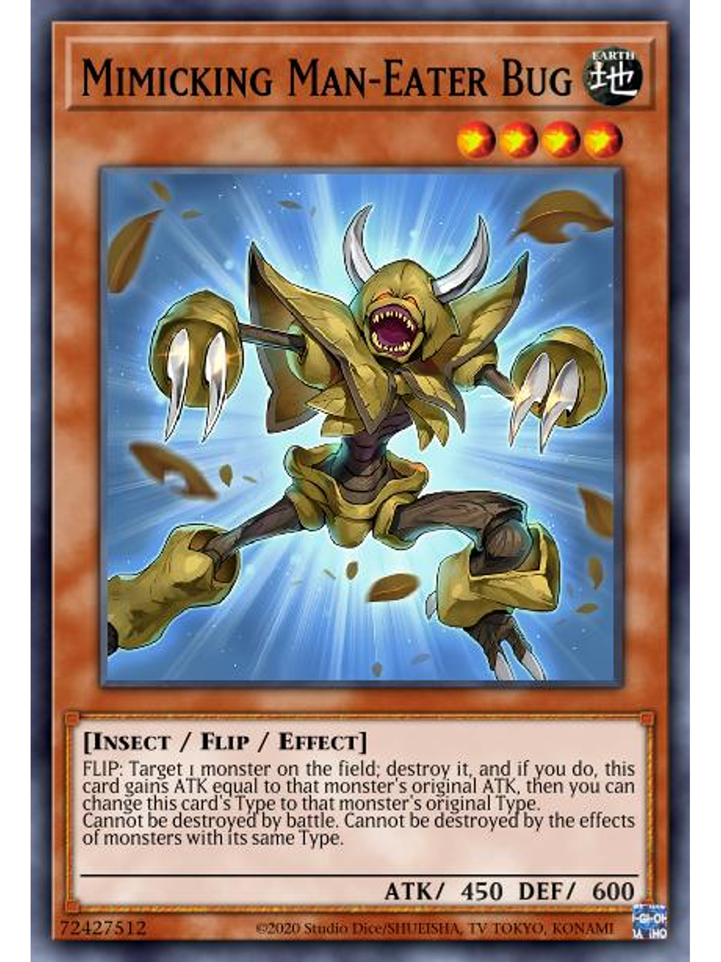 Mimicking Man-Eater Bug - MP22-EN204 - Ultra Rare 1st Edition 1