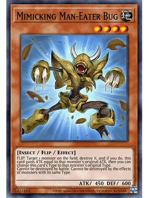 Mimicking Man-Eater Bug - MP22-EN204 - Ultra Rare 1st Edition