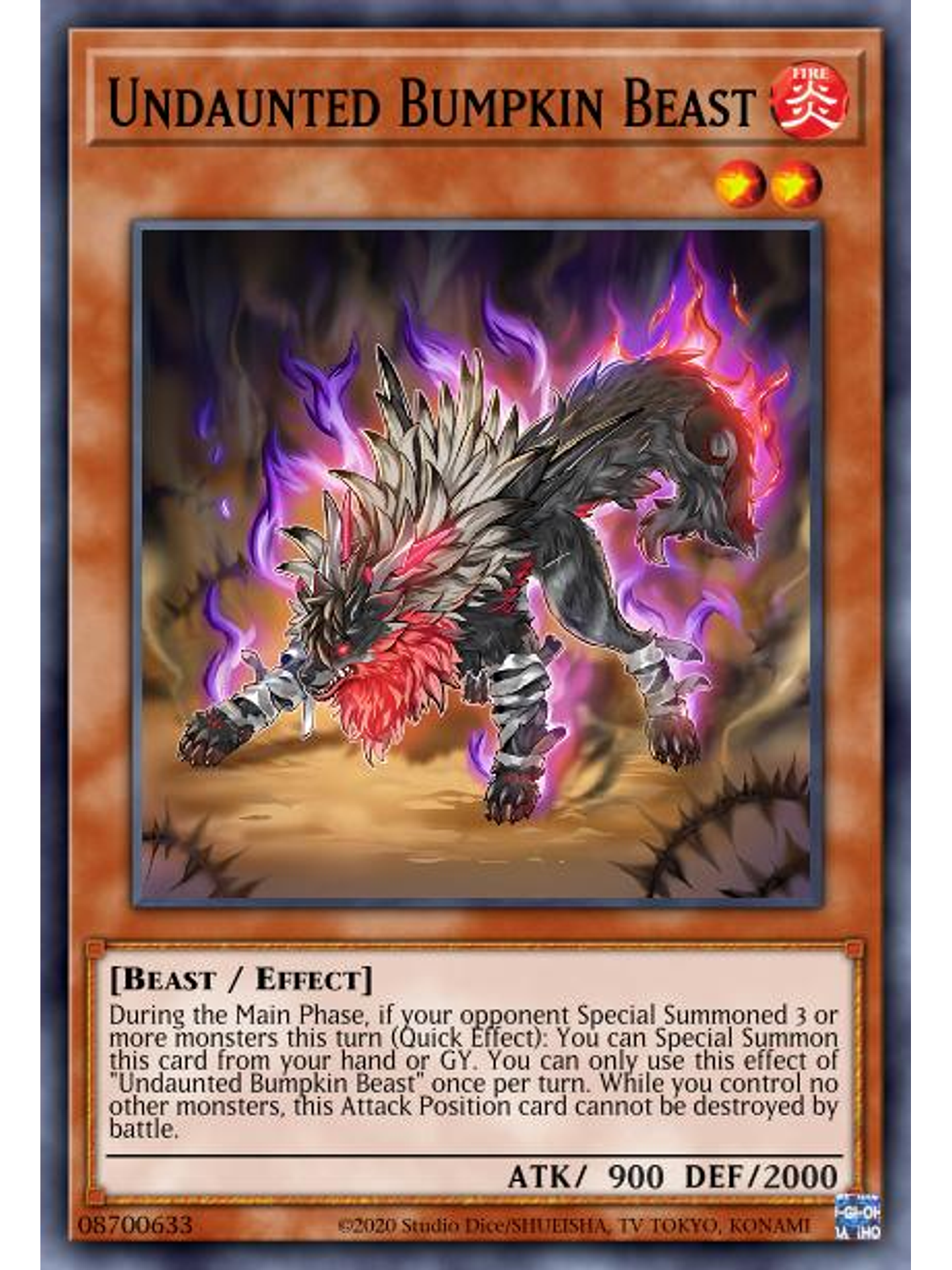 Undaunted Bumpkin Beast - MP22-EN206 - Common 1st Edition 1