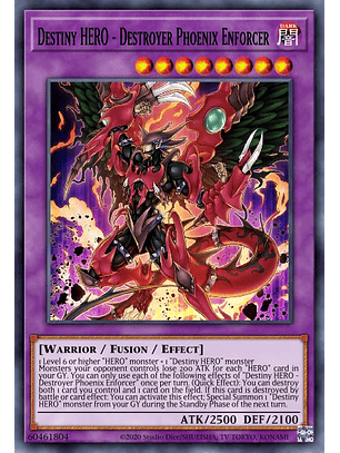 Destiny HERO - Destroyer Phoenix Enforcer - MP22-EN209 - Prismatic Secret Rare 1st Edition